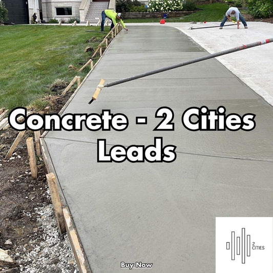 Get More Leads for Your Concrete Business with Organic Leads - 2 Cities